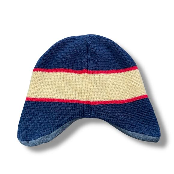 Boston Red Sox Beanie Fan Favorite Knit Hat Cap Fleece Lined MLB Blue Red OS - Picture 8 of 10